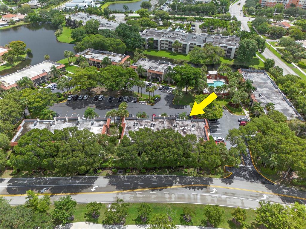 412 Lakeview Drive, Unit 202 Weston, FL 33326 - Photo 3 of 34 an aerial view of a house with a yard and lake view