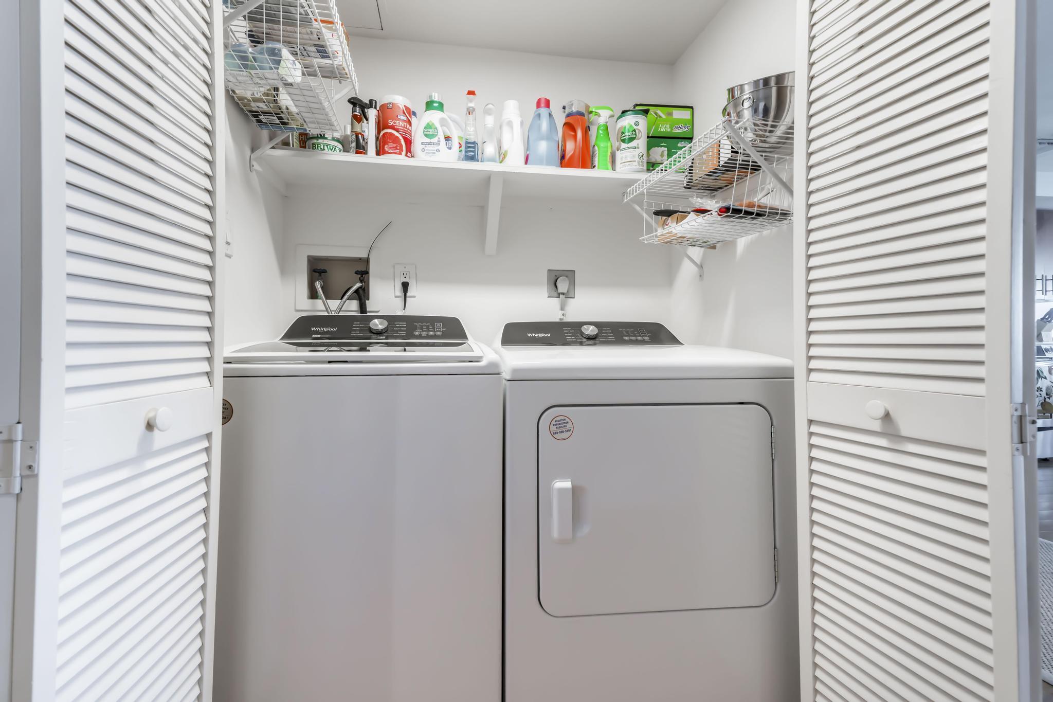 4301 North Ocean Boulevard, Unit 1002 Boca Raton, FL 33431 - Photo 30 of 71 a utility room with dryer and washer