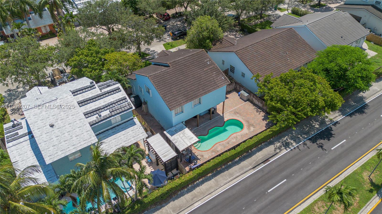 9822 Southwest 161st Place Miami, FL 33196 - Photo 43 of 47 an aerial view of a house