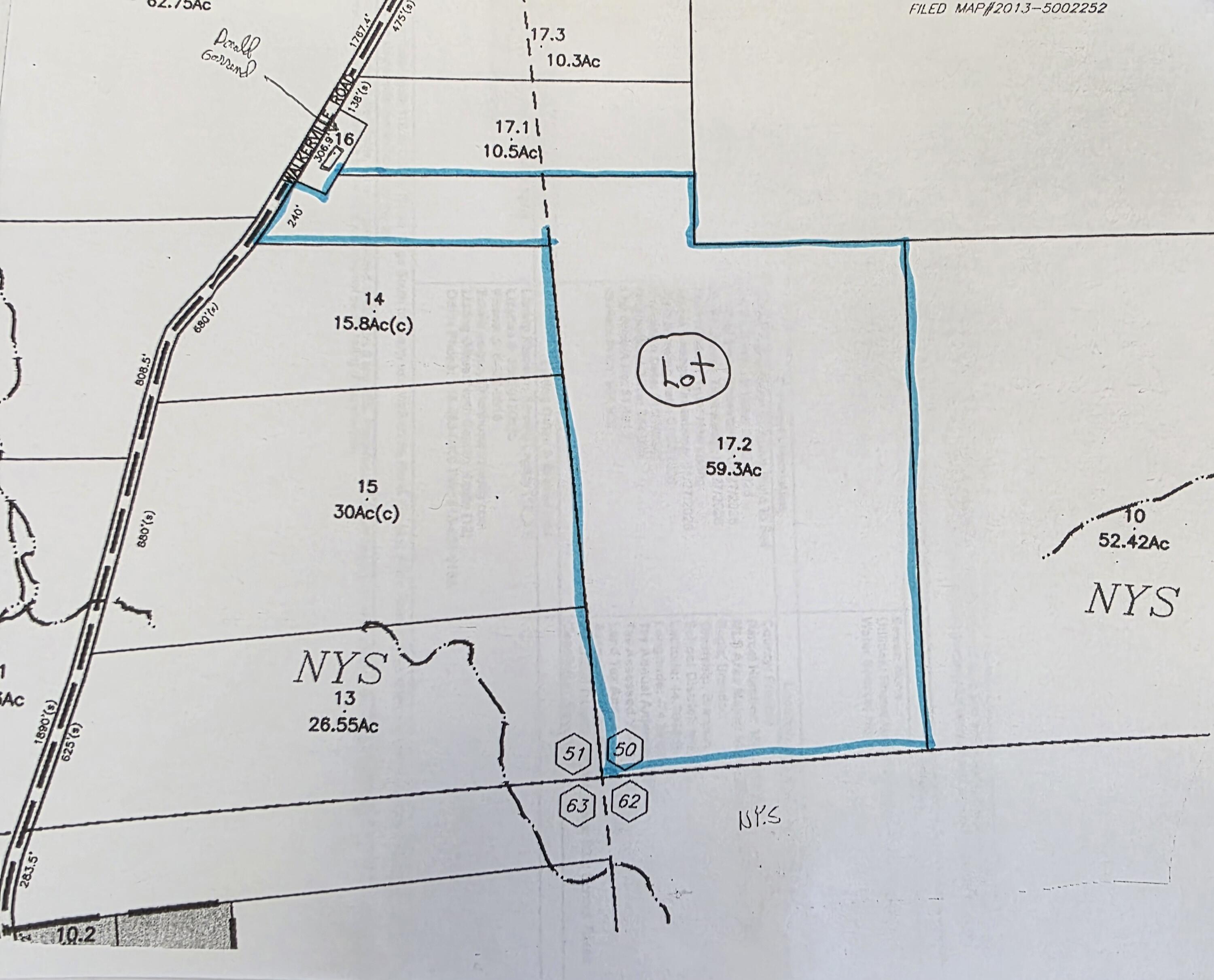 0 Walkerville Road North Bangor, NY 12966 - Photo 5 of 5 Tax Map