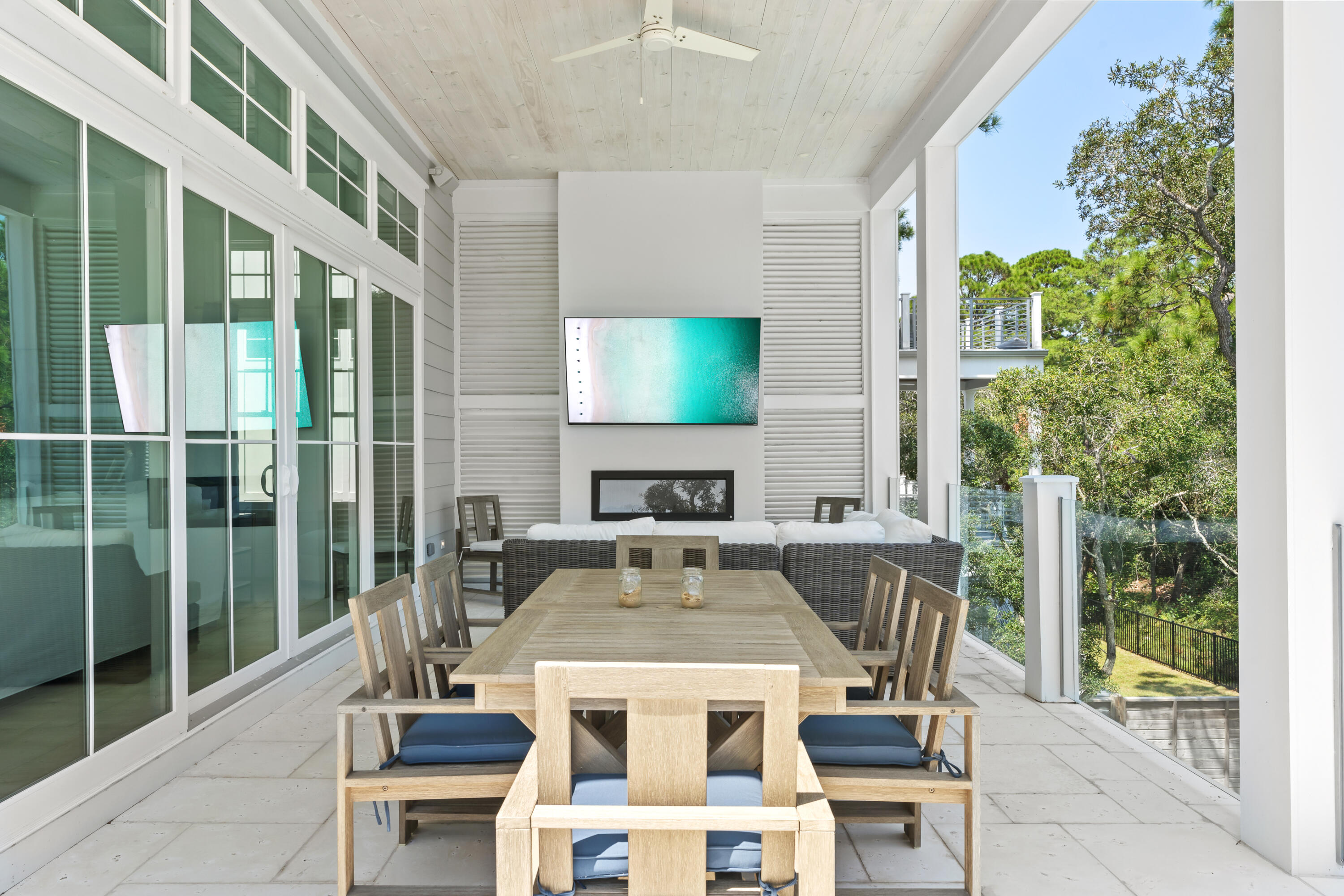 33 Spotted Dolphin Road Santa Rosa Beach, FL 32459 - Photo 20 of 42 a view of a dining room with furniture window and outside view