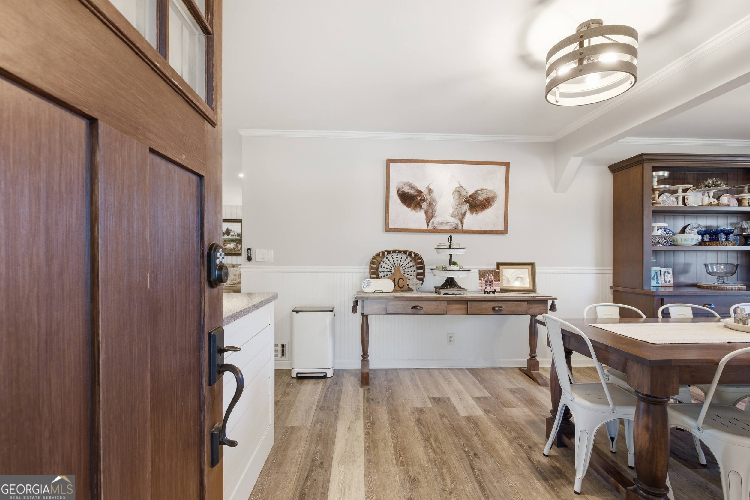 281 Line Road Toccoa, GA 30577 - Photo 15 of 93 a view of a dining room with furniture and chandelier