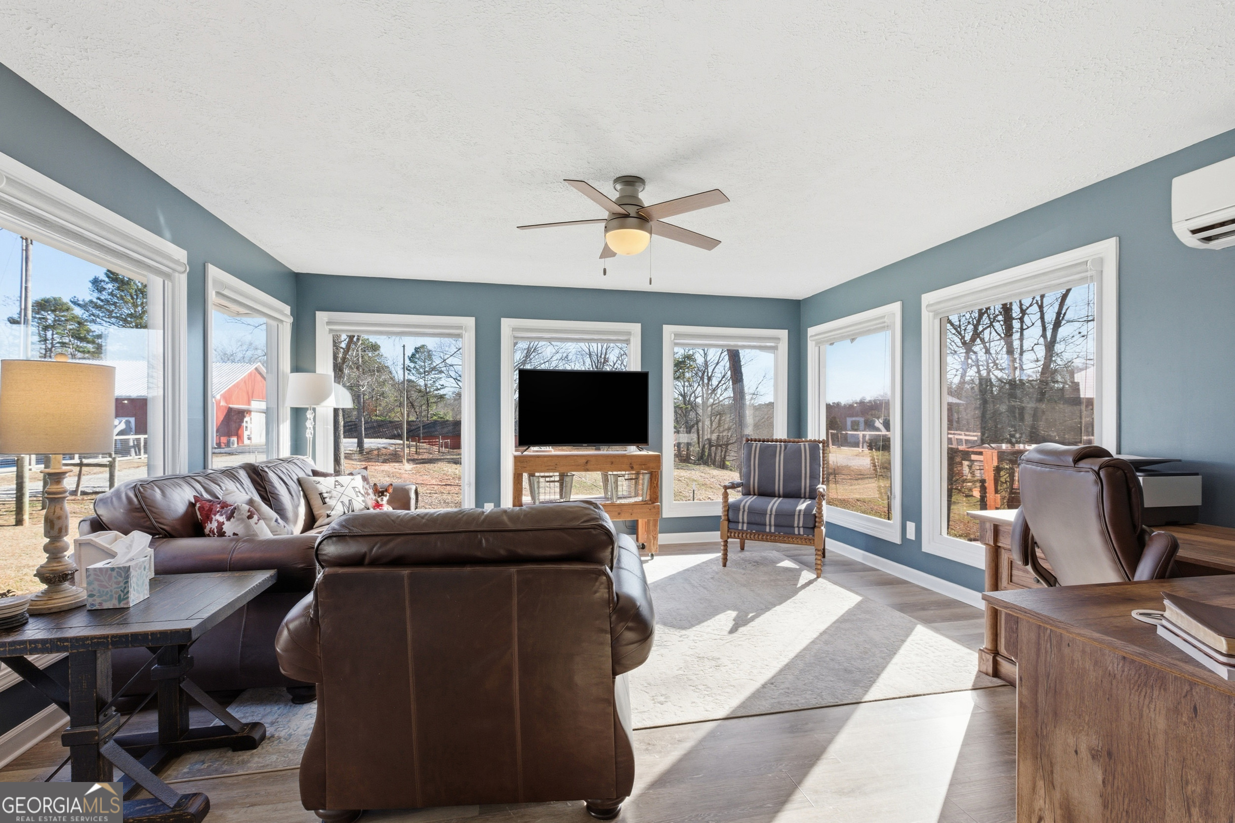 281 Line Road Toccoa, GA 30577 - Photo 26 of 93 a living room with furniture and a flat screen tv