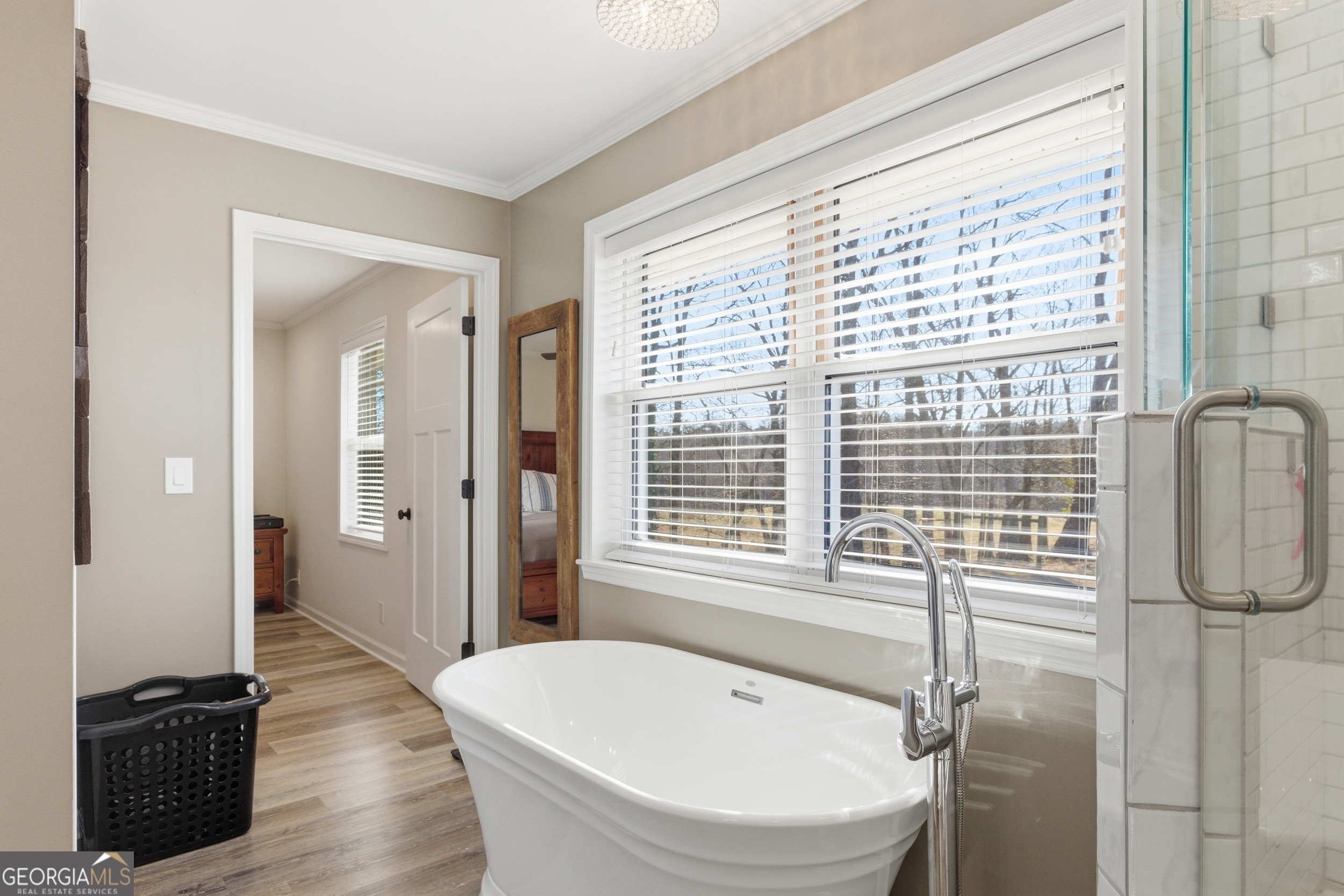 281 Line Road Toccoa, GA 30577 - Photo 33 of 93 a bathroom with a bathtub and a shower