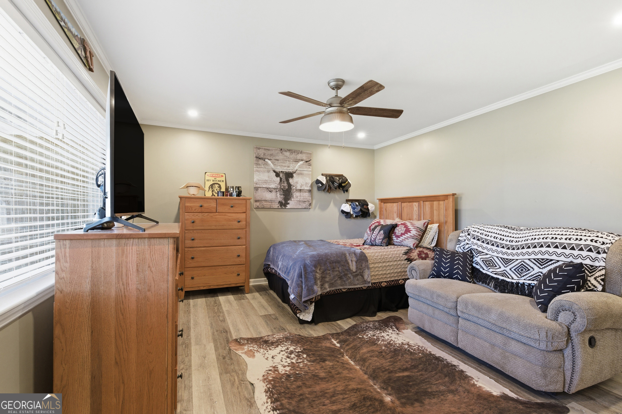 281 Line Road Toccoa, GA 30577 - Photo 44 of 93 a bedroom with furniture and a large window