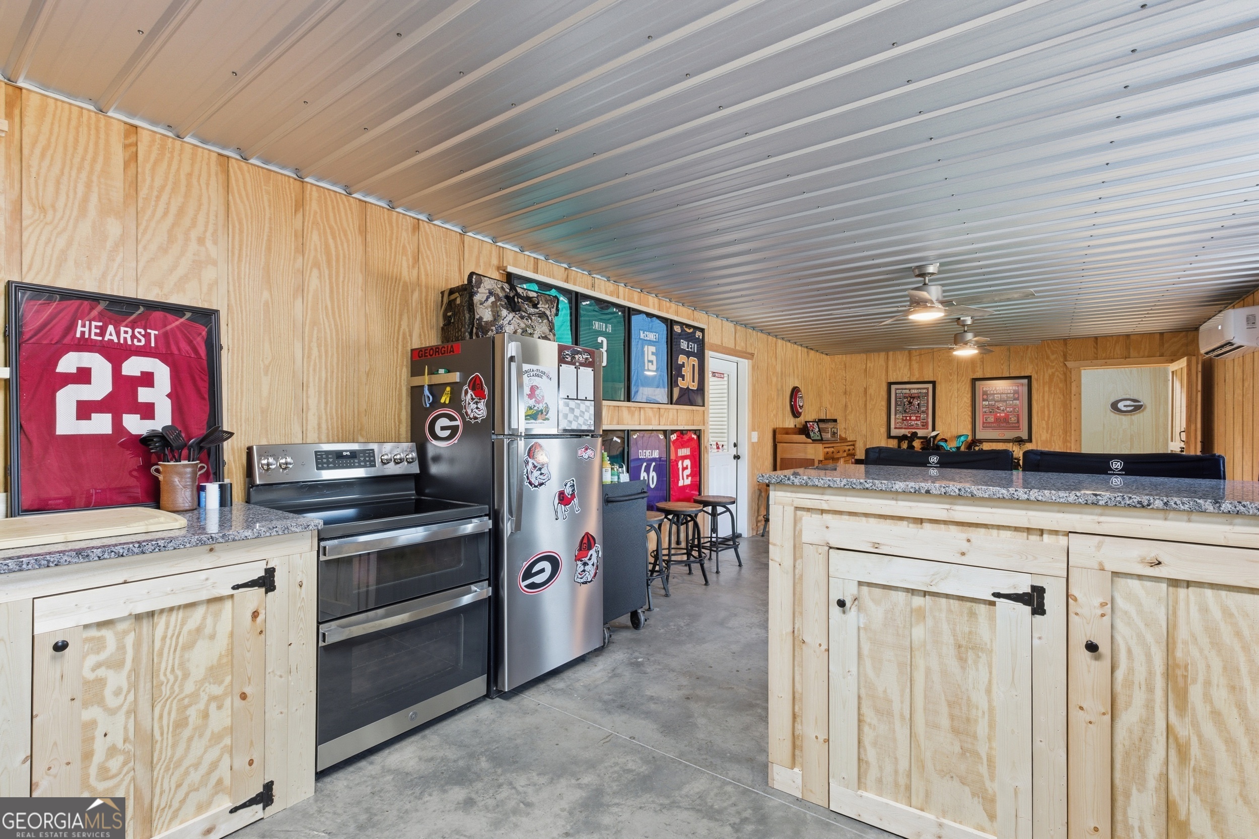 281 Line Road Toccoa, GA 30577 - Photo 63 of 93 a kitchen with stainless steel appliances kitchen island granite countertop a stove and cabinets