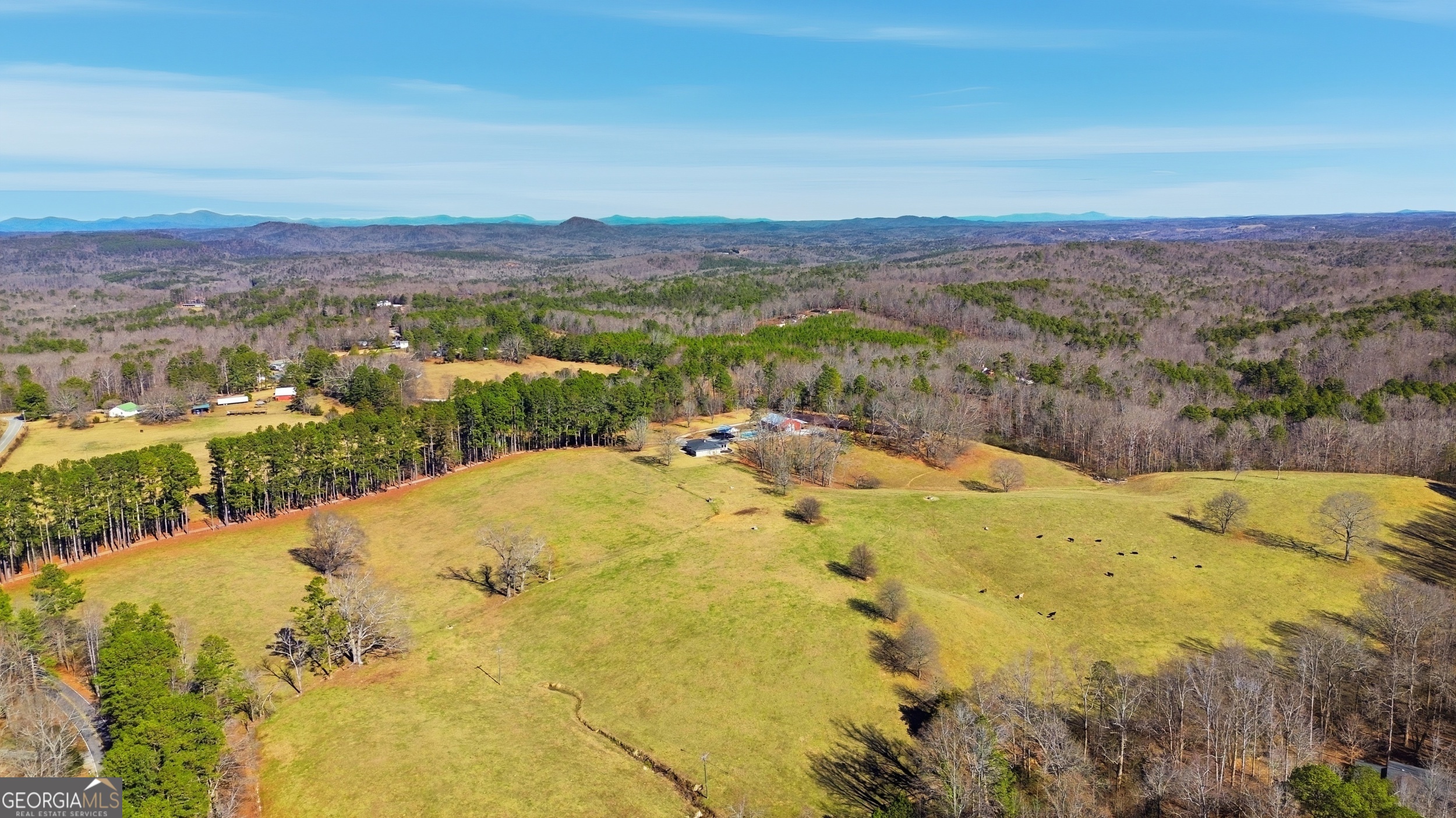 281 Line Road Toccoa, GA 30577 - Photo 82 of 93 a view of a lake with mountains in the background