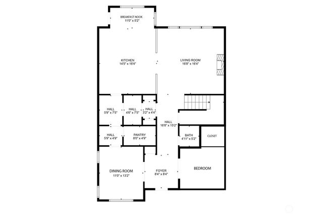 a picture of a floor plan