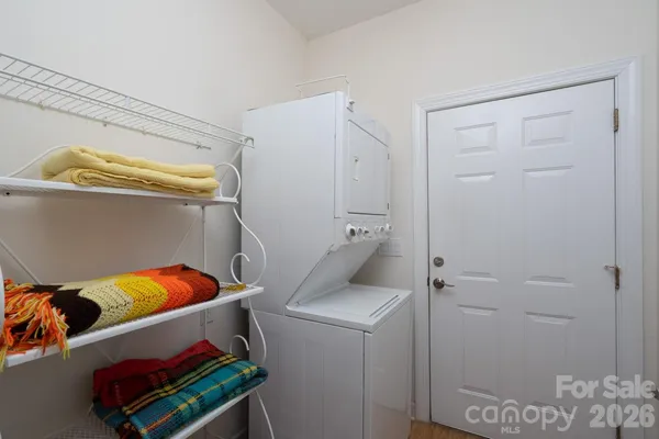 a room with storage and utility