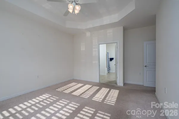a view of a bedroom