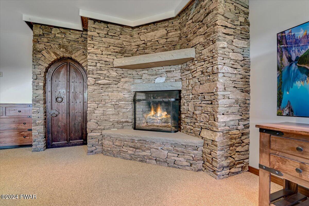 849 South Preston Road Lakewood, PA 18439 - Photo 35 of 85 Lower Level Fireplace/Wine Cellar