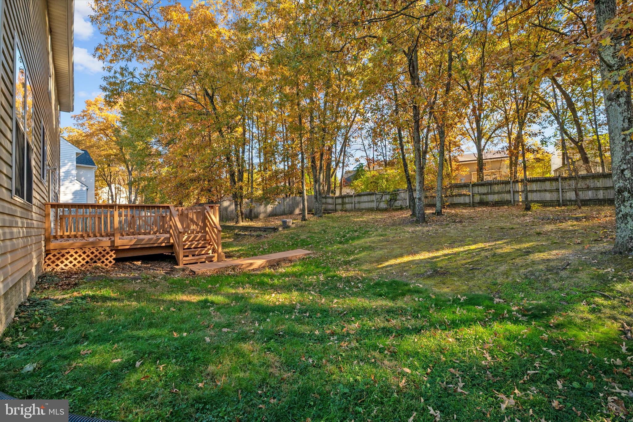 1409 Sweet Cherry Court Severn, MD 21144 - Photo 50 of 56 a backyard of a house with lots of green space and fountain