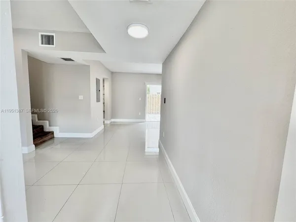 a view of an empty room