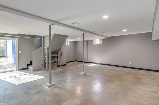 a view of an empty room