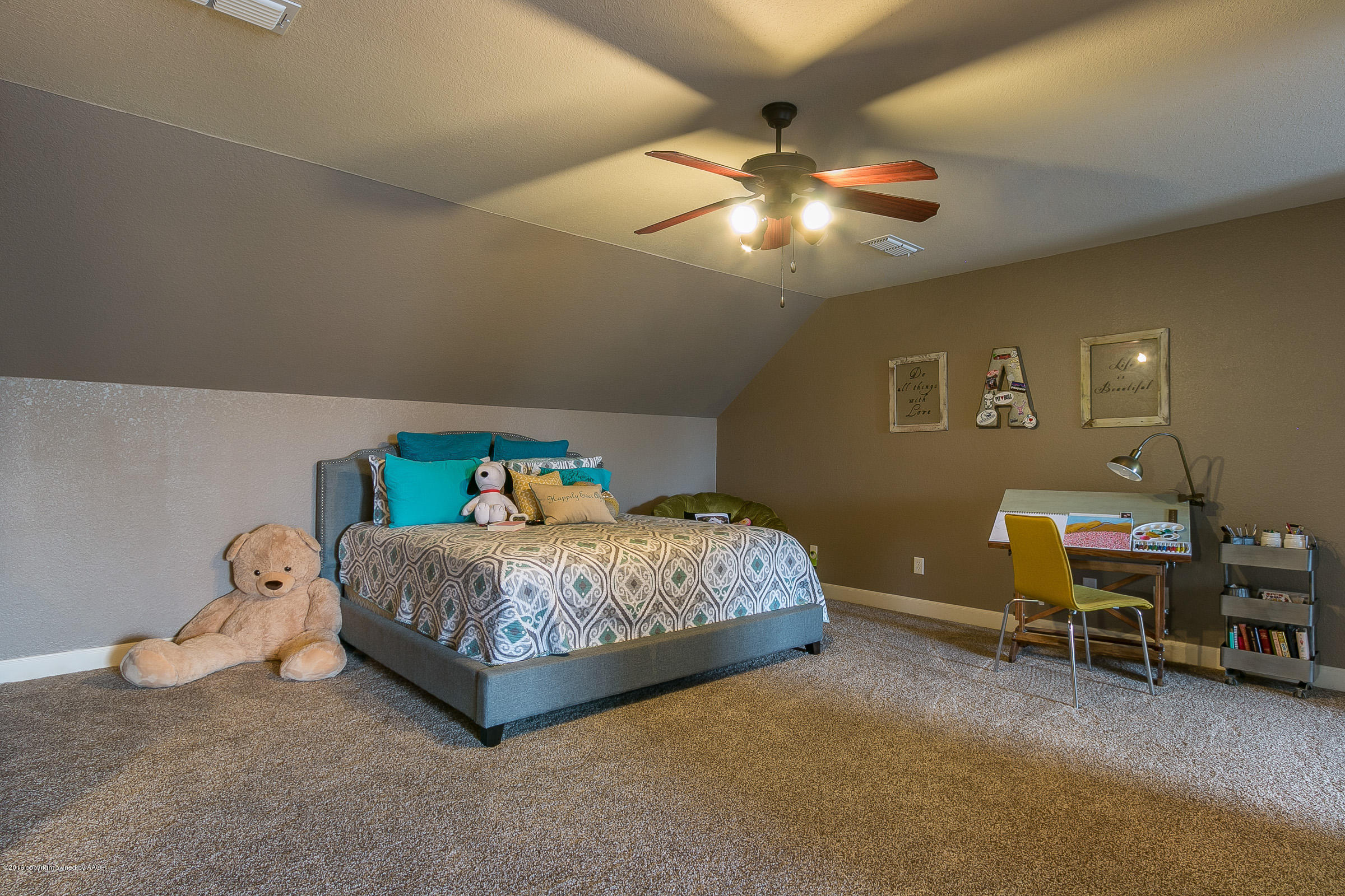 4814 Wesley Road Amarillo, TX 79119 - Photo 16 of 23 Upstairs Bedroom