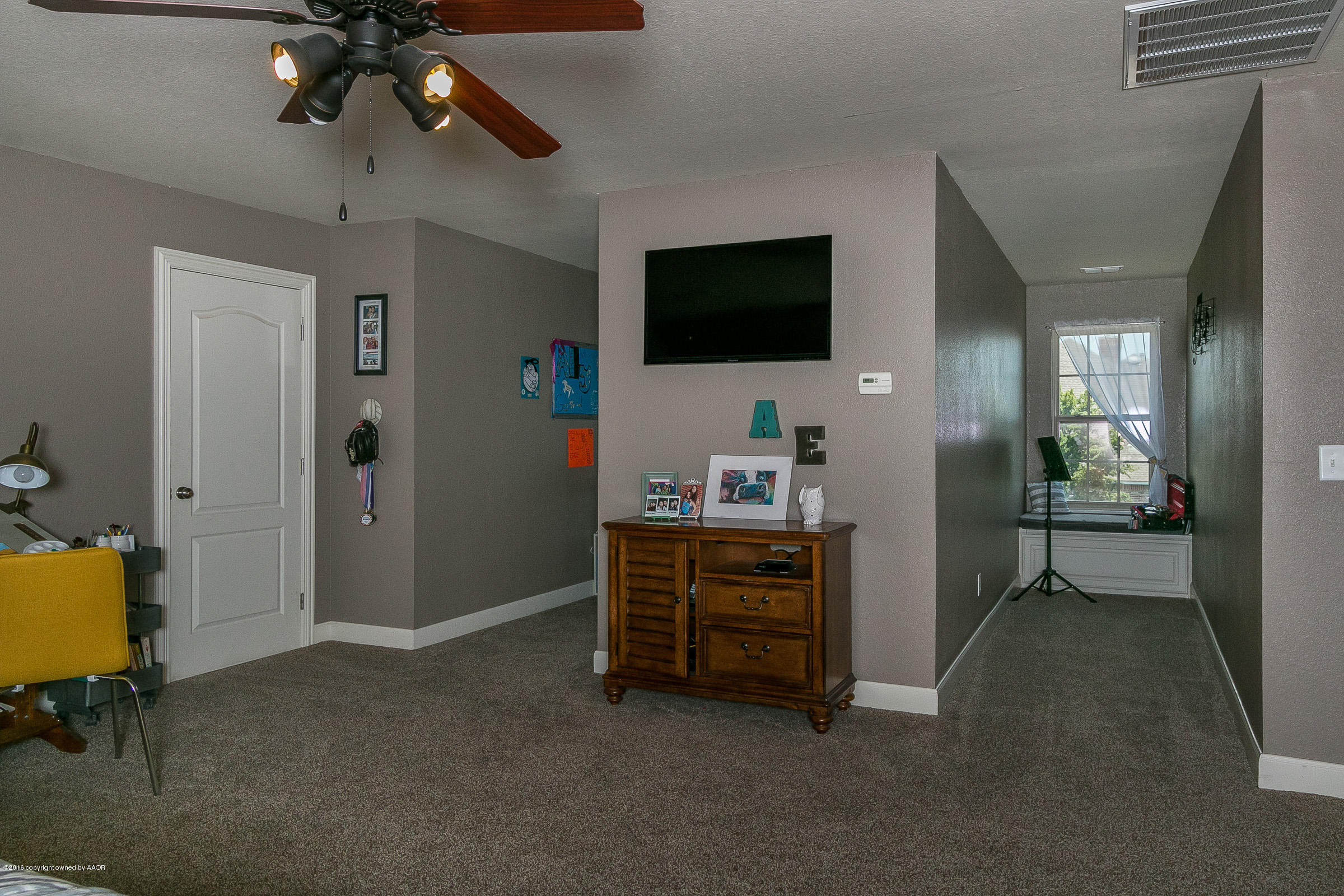 4814 Wesley Road Amarillo, TX 79119 - Photo 17 of 23 Upstairs Bedroom 2