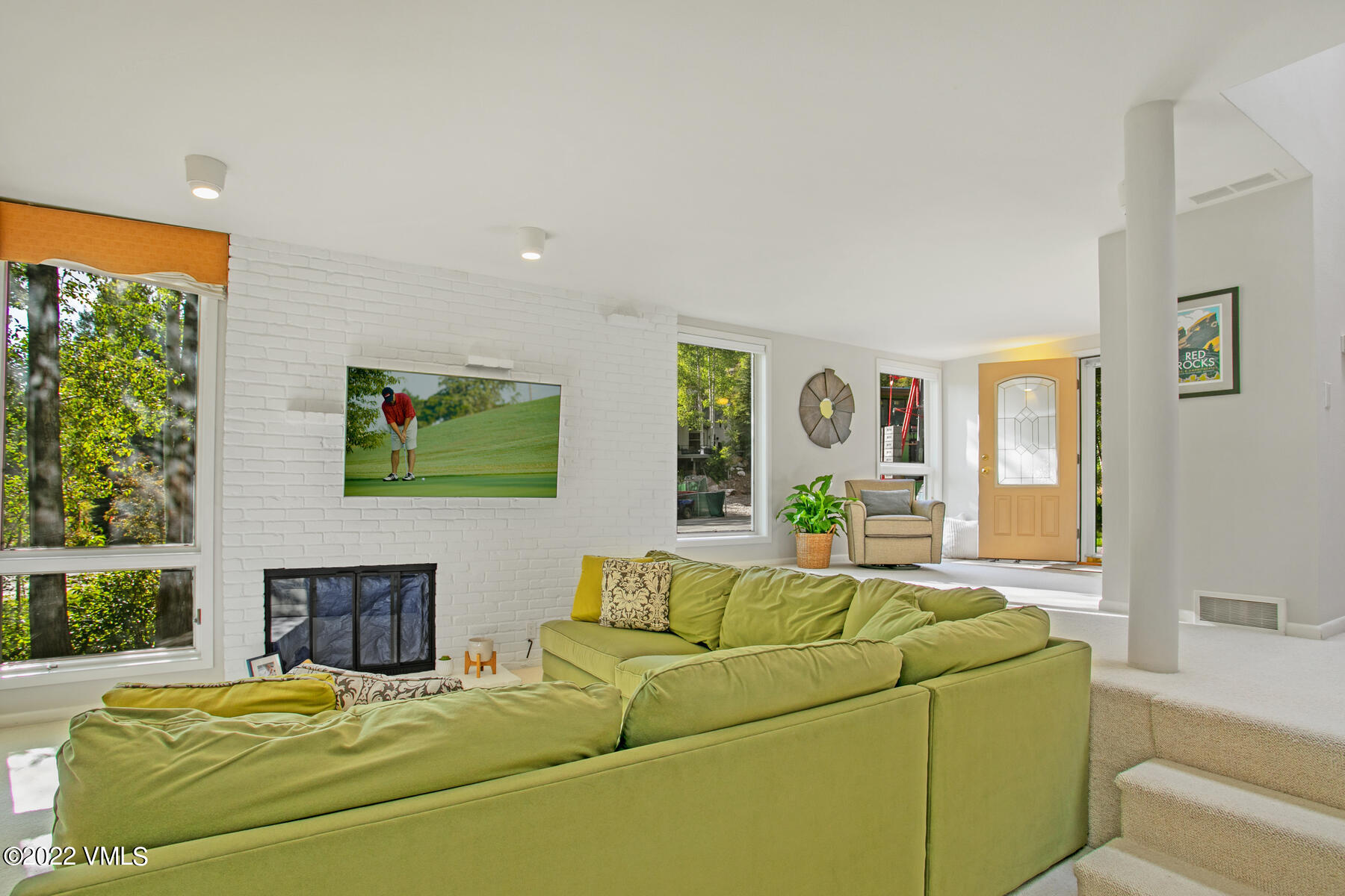 2960 Manns Ranch Road, Unit B Vail, CO 81657 - Photo 7 of 37 2960 Manns Ranch Rd-003-004-Living Room-