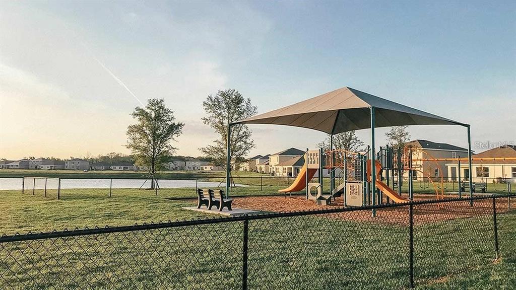 32311 Turtle Grace Loop Wesley Chapel, FL 33545 - Photo 19 of 23 a view of a park with swings and slides