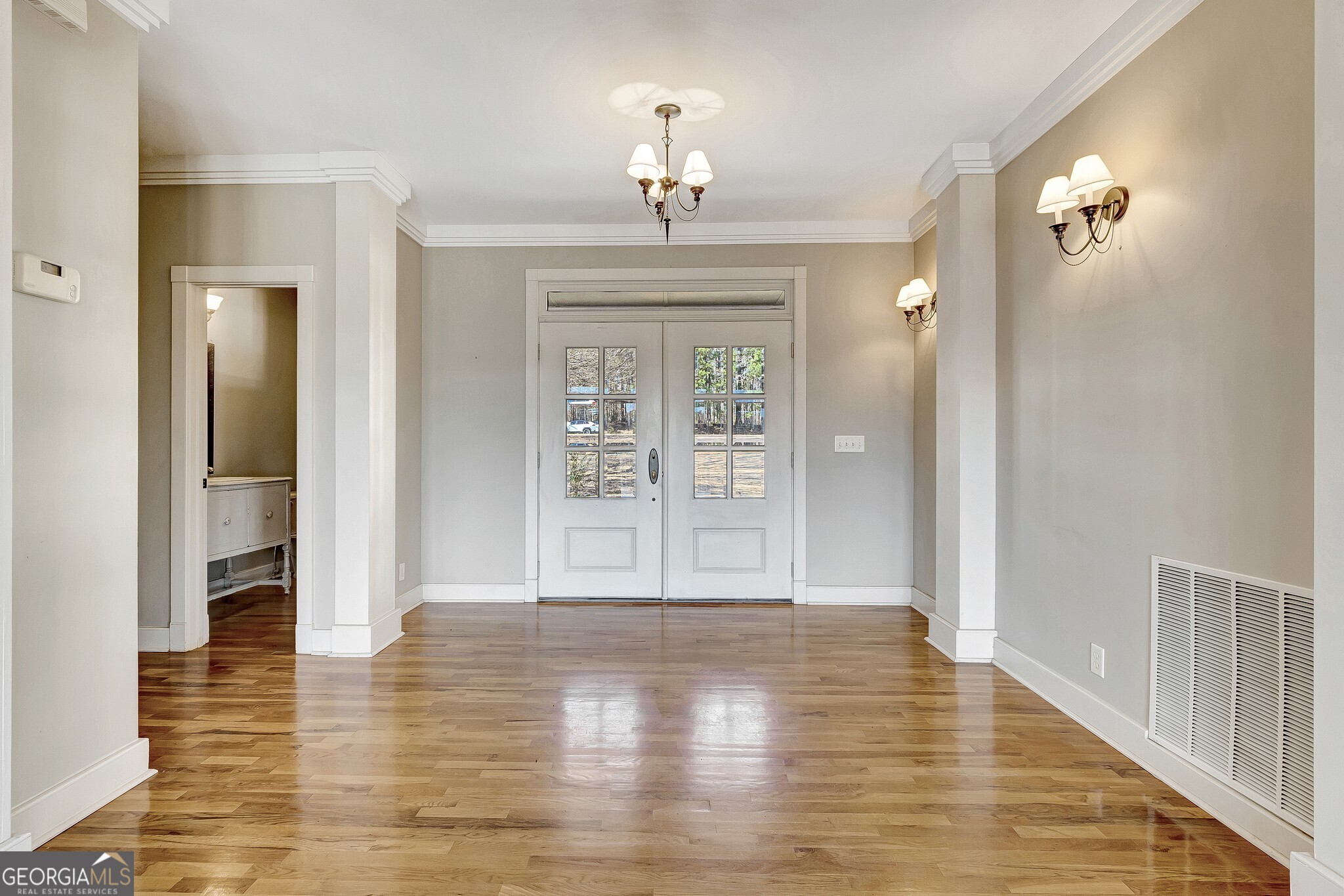 220 Joe Roberts Road Newnan, GA 30263 - Photo 16 of 108 a view of an entryway with wooden floor