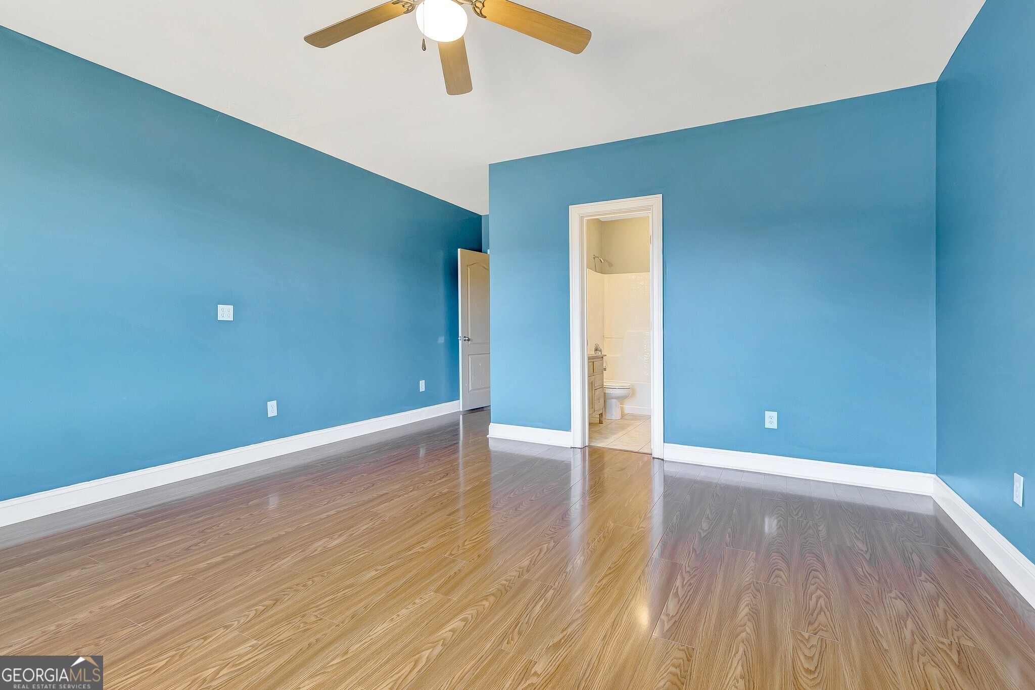 220 Joe Roberts Road Newnan, GA 30263 - Photo 75 of 108 a view of an empty room with wooden floor