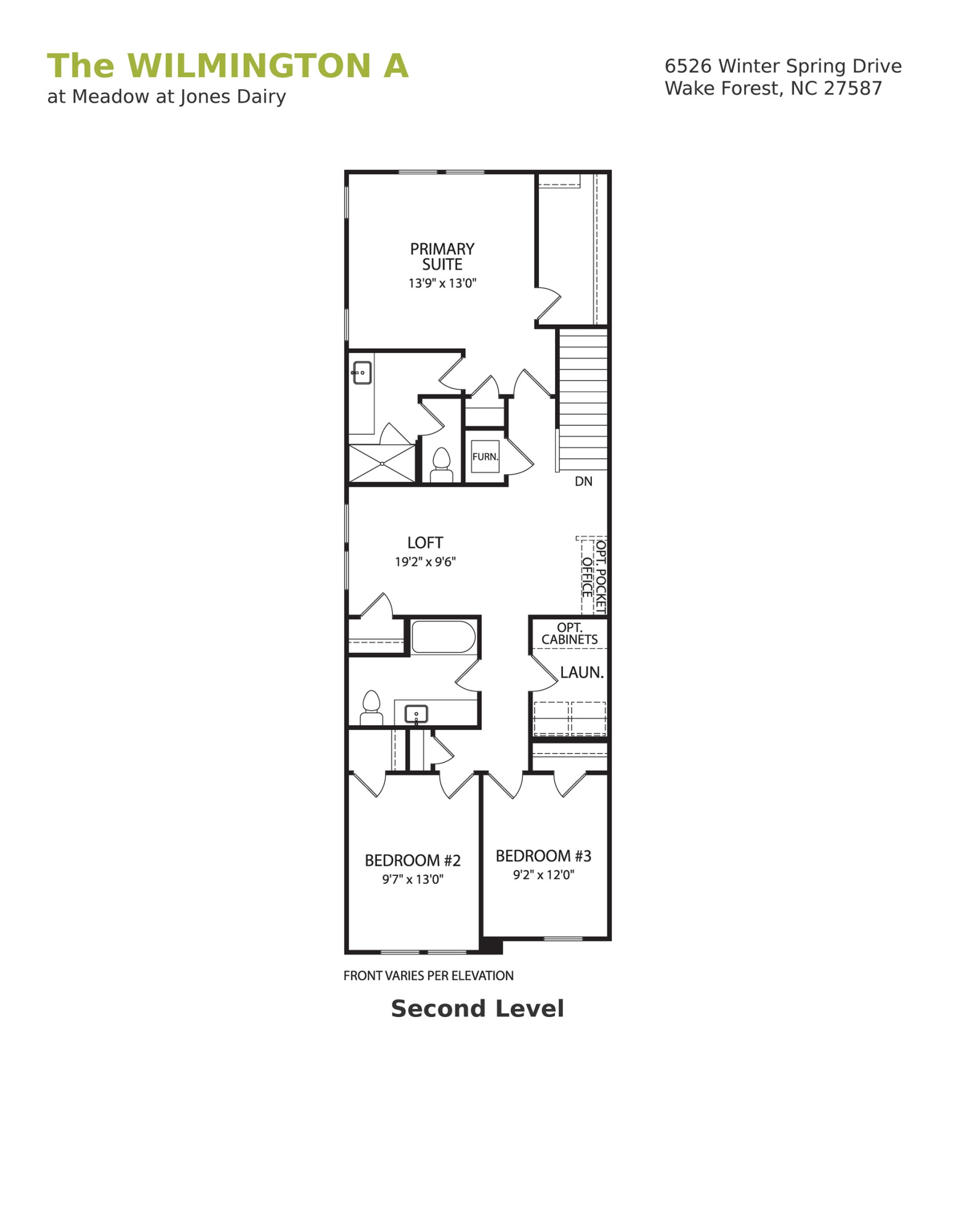 6526 Winter Spring Drive Wake Forest, NC 27587 - Photo 3 of 9 a picture of a book and a bed