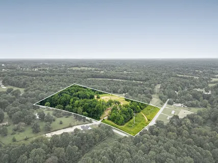 an aerial view of beach