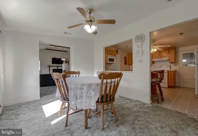 a view of a lake from a yard