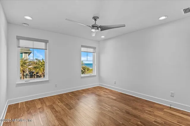 a bedroom with a bed and furniture