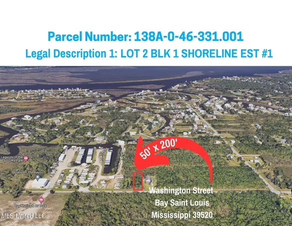 $25,000 | 0 Washington Street, Bay St. Louis, MS 39520