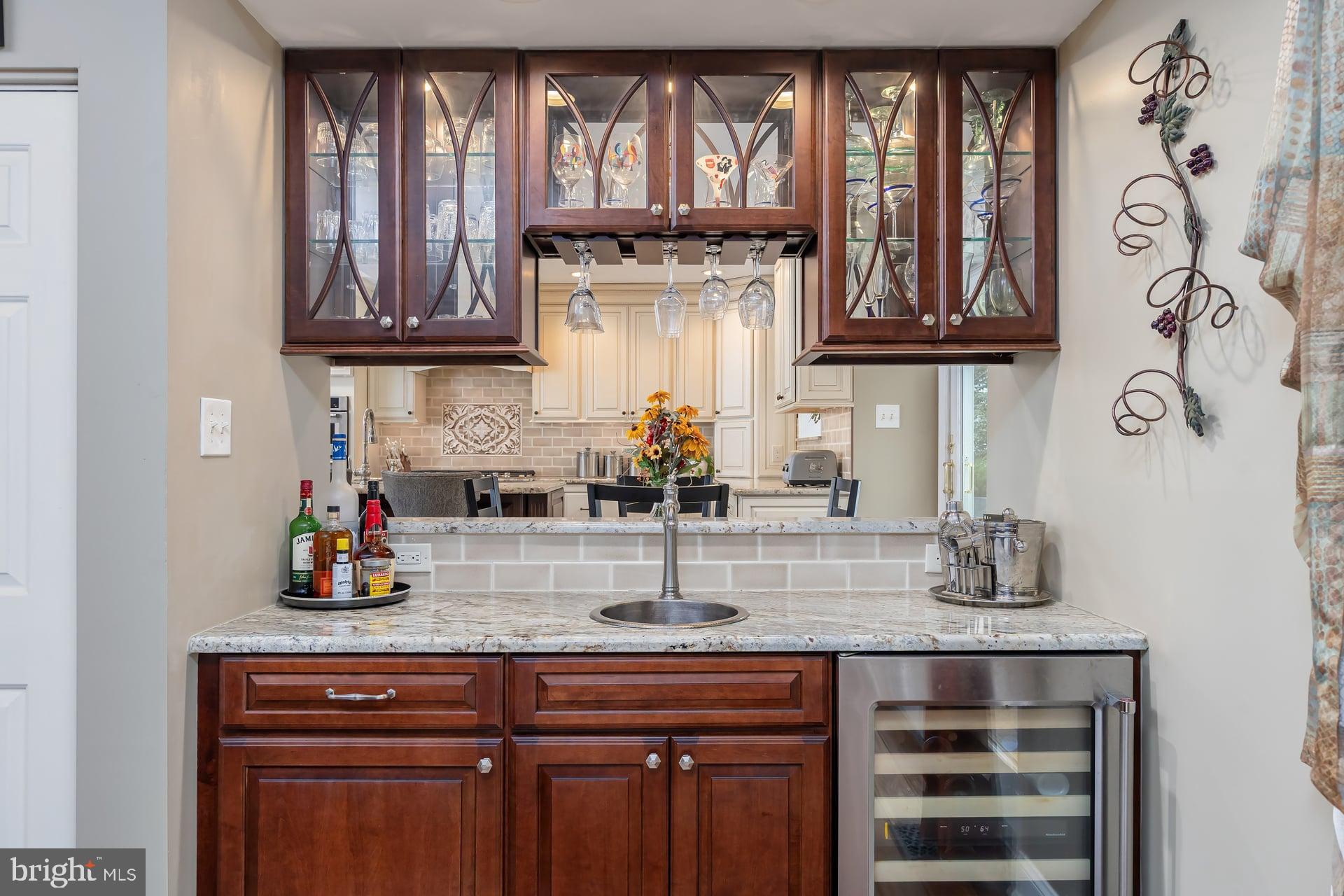 761 Rattling Run Road Mickleton, NJ 08056 - Photo 17 of 50 Entertaining is a snap with this custom wetbar!