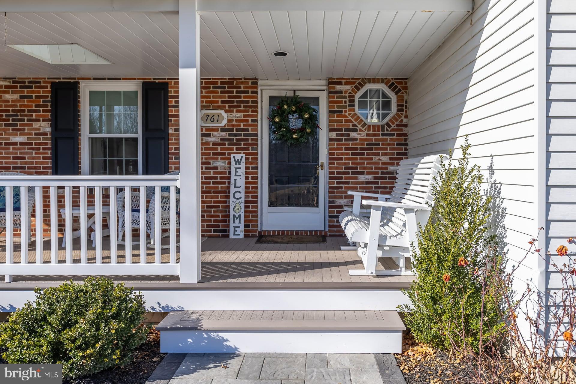 761 Rattling Run Road Mickleton, NJ 08056 - Photo 4 of 50 Charming front porch with Brick accent