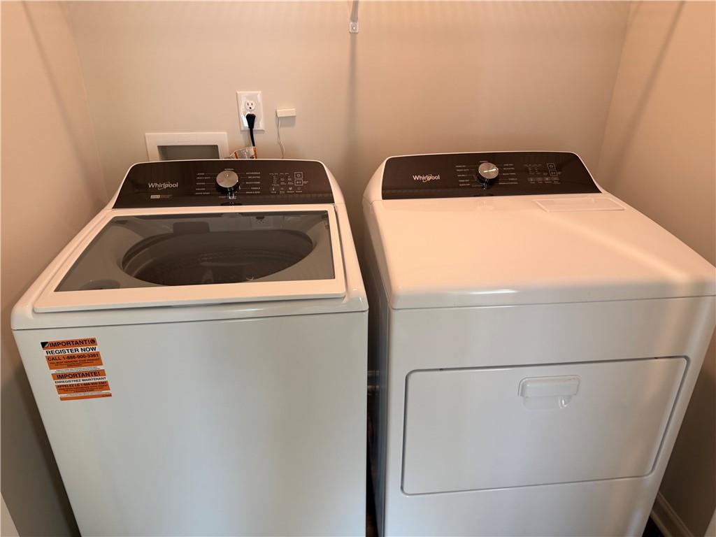 15 Silverbell Lane Rome, GA 30165 - Photo 20 of 26 a close up view of washer and dryer