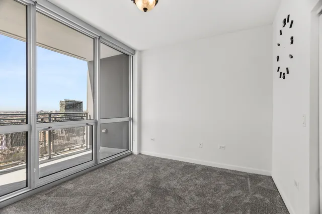 a view of an empty room