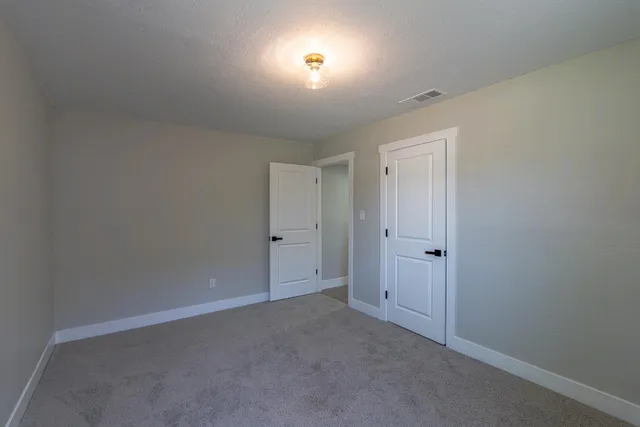 an empty room with window