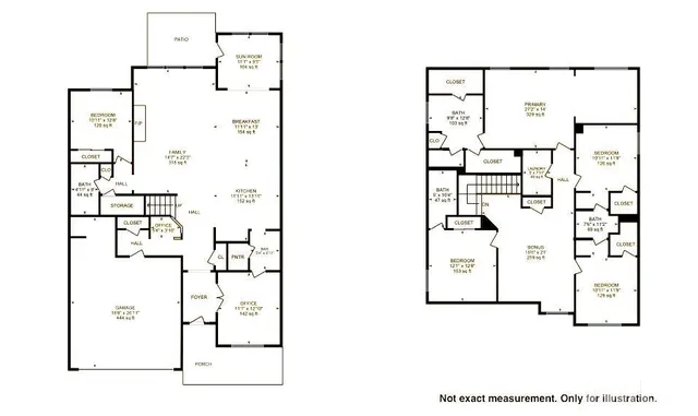 a view of a swimming pool with a table and chairs under an umbrella