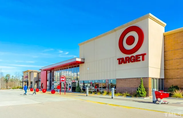 a view of a building with a street