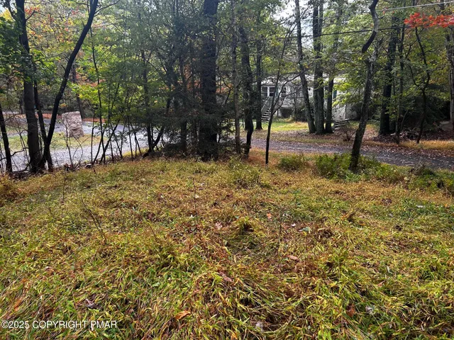 a view of outdoor space with a garden