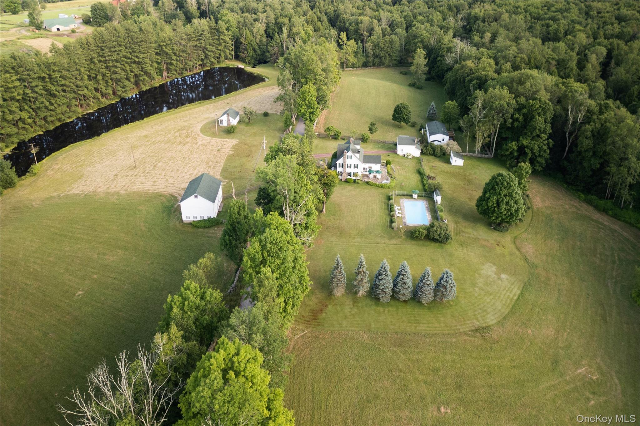 49 Crumley Van Vactor Road Ferndale, NY 12734 - Photo 3 of 50 Aerial view of property and surrounding area featuring a large body of water and rural landscape