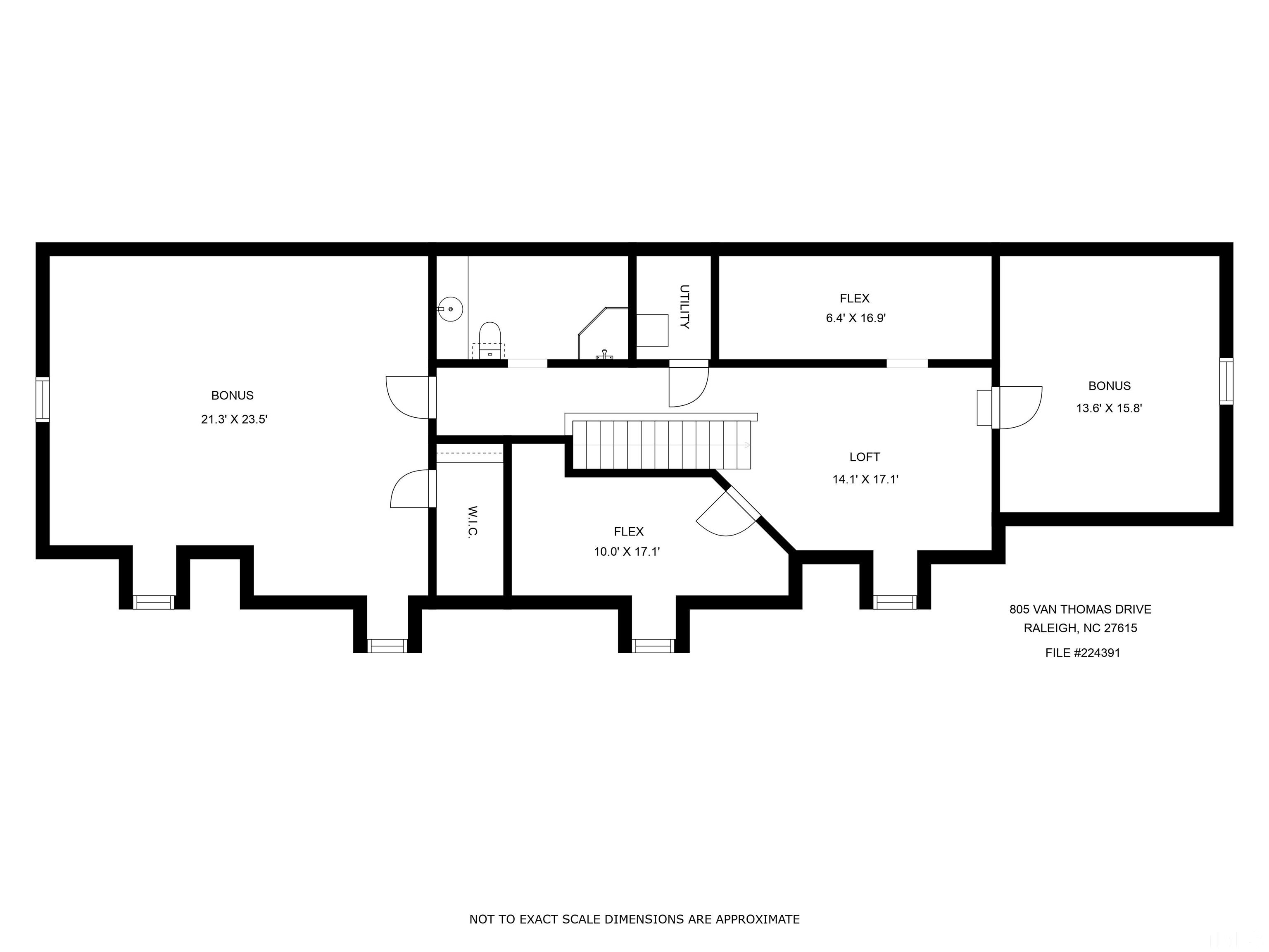 805 Van Thomas Drive Raleigh, NC 27615 - Photo 3 of 38 a picture of a floor plan