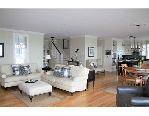 54 Lighthouse Road Scituate, MA 02066 - Photo 6 of 30 a living room with furniture and a view of kitchen