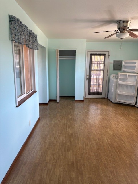 5060 Alii Road Hanapepe, HI 96716 - Photo 24 of 30 a view of an empty room with a window and fireplace