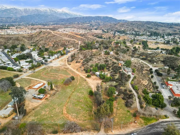 a view of city and mountain