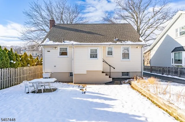 a front view of a house with a outdoor space