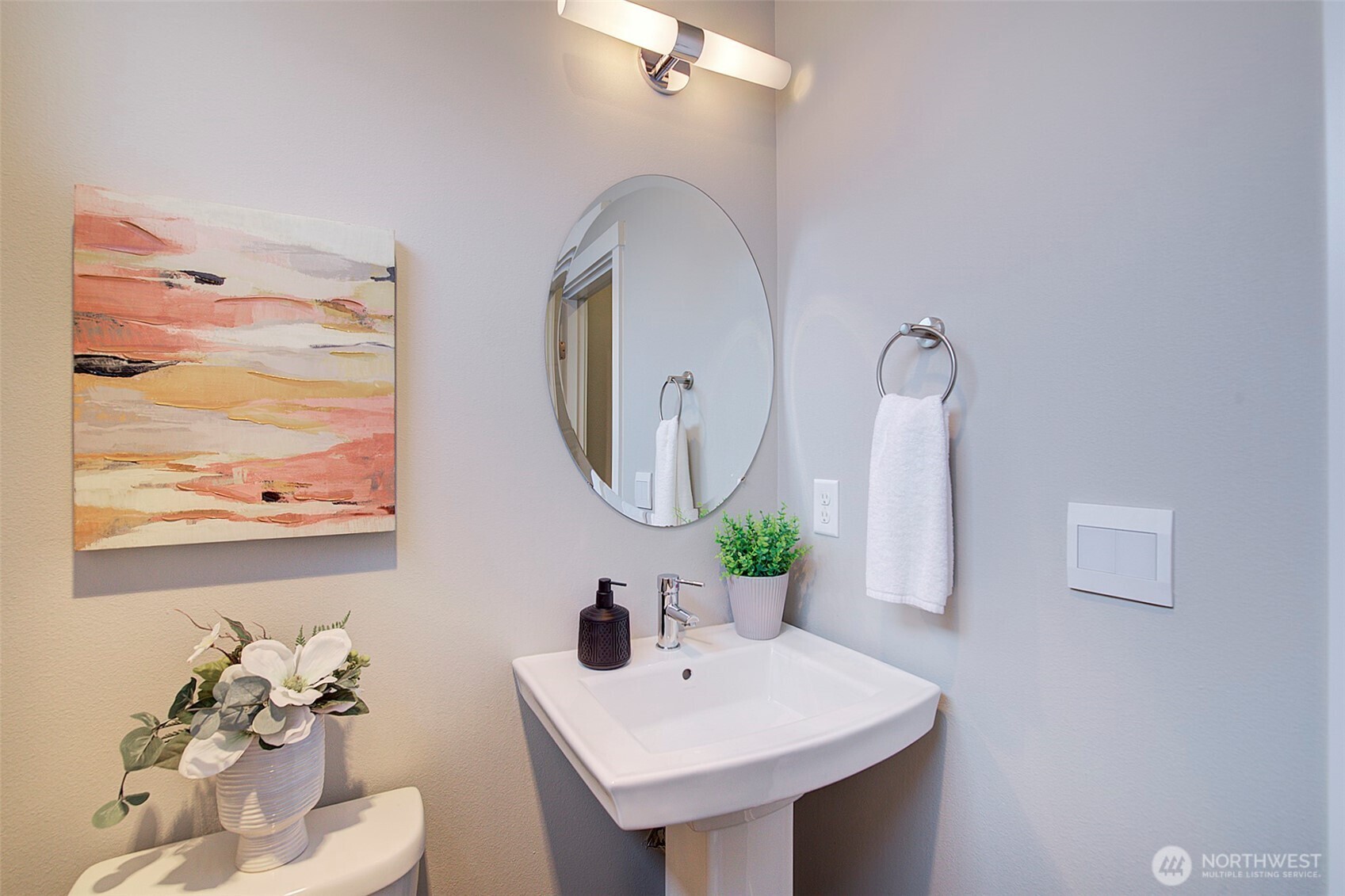 1325 Seattle Hill Road, Unit L2 Bothell, WA 98012 - Photo 19 of 36 a bathroom with a sink and mirror
