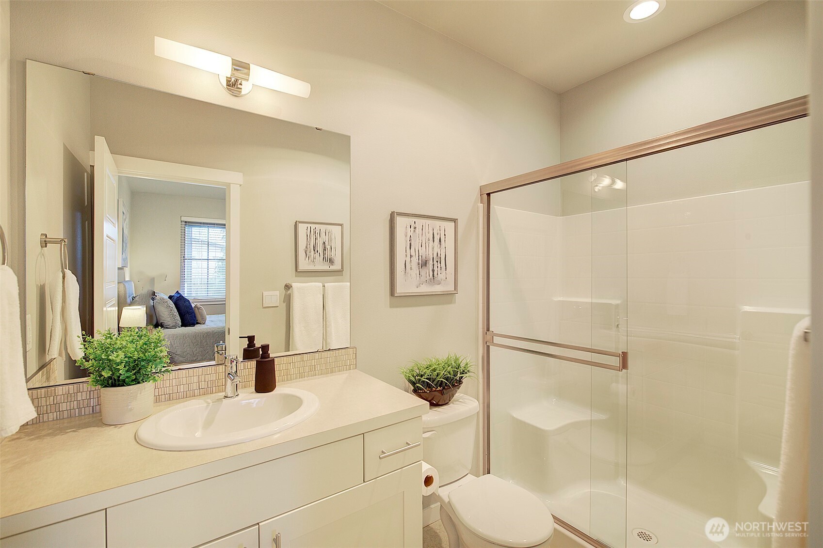 1325 Seattle Hill Road, Unit L2 Bothell, WA 98012 - Photo 7 of 36 a bathroom with a sink toilet and shower