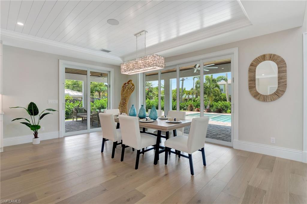 1308 Ridge Street Naples, FL 34103 - Photo 23 of 48 Spacious Dinning Area, Can Easily Accommodate 8-10 Person Dinning Table