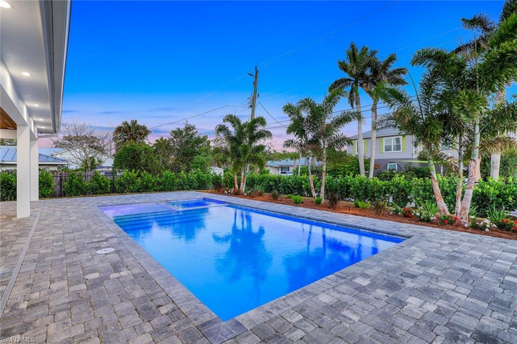 1308 Ridge Street Naples, FL 34103 - Photo 42 of 48 View of Swimming Pool & Integrated Spa