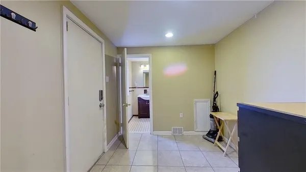 a view of an empty room