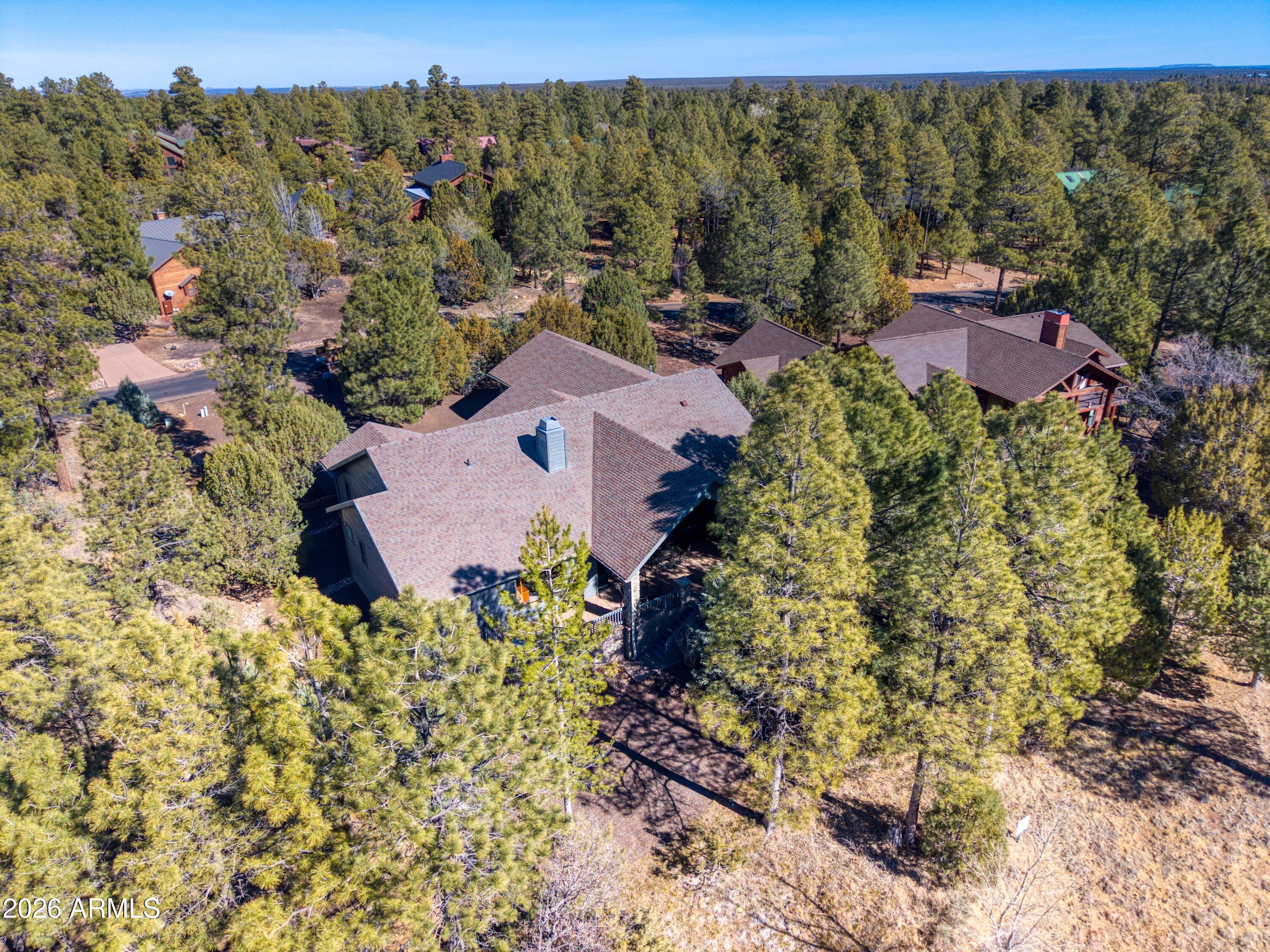 3990 Sugar Pine Loop Show Low, AZ 85901 - Photo 35 of 62 an aerial view of house with yard