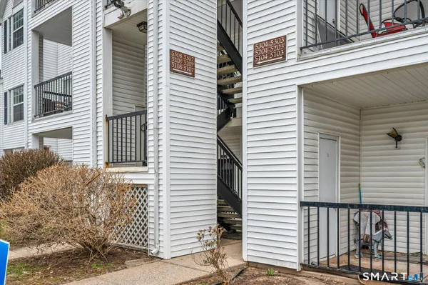 a view of a house with a door